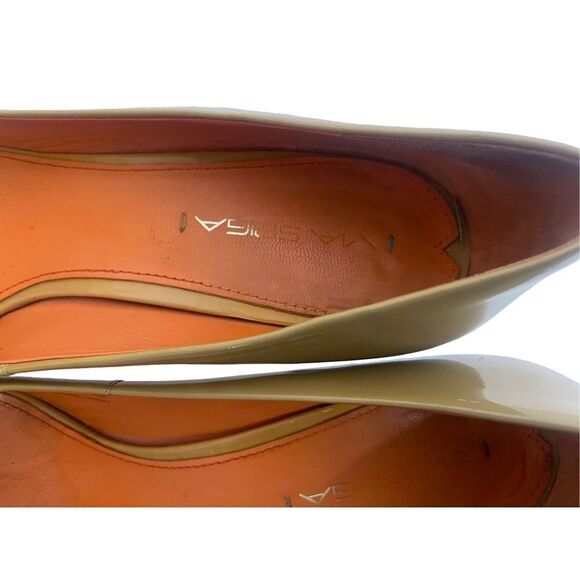 Via Spiga Patent Leather Pumps with Peep Toe - Picture 10 of 15